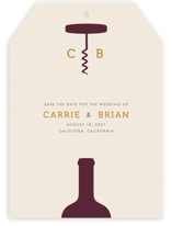 Uncorked Save the Date Cards
