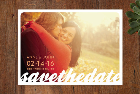 All the Way Save the Date Cards