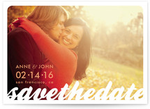 All the Way Save the Date Cards