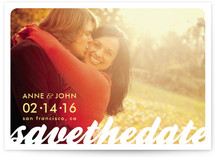 All the Way Save the Date Cards