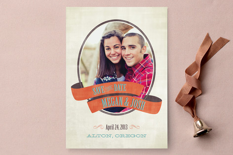 Wrapped Save the Date Cards