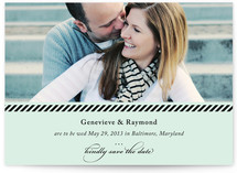 Sweet Stripes Save the Date Cards