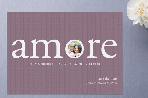 It's Amore Save the Date Cards