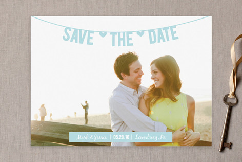 Banner Save the Date Cards