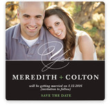 A Modern Yes Save the Date Cards