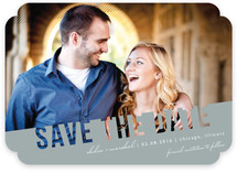 Simply See Through Save the Date Cards