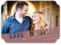 Simply See Through Save the Date Cards