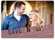 Simply See Through Save the Date Cards