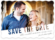 Simply See Through Save the Date Cards
