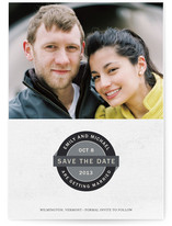 Graphite Save the Date Cards