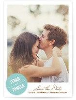 Stamped Save the Date Cards
