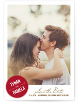 Stamped Save the Date Cards