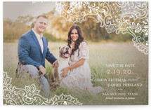 Lace Save The Date Cards