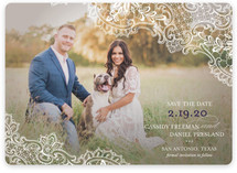Lace Save the Date Cards