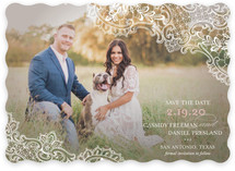 Lace Save the Date Cards