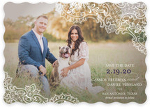 Lace Save the Date Cards