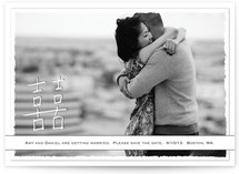 Double Happiness Save the Date Cards