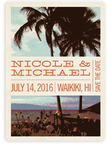 Coconut Plantation Save the Date Cards