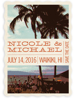 Coconut Plantation Save the Date Cards