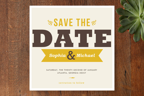 Don't Forget Save the Date Cards