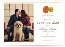 Fall in Love Save the Date Cards
