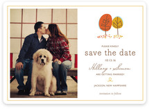 Fall in Love Save the Date Cards