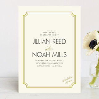 Modern Classic Save the Date Cards