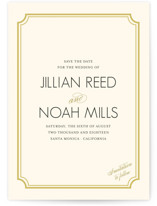 Modern Classic Save the Date Cards