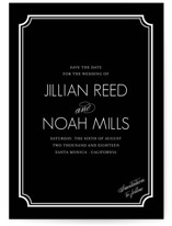 Modern Classic Save the Date Cards