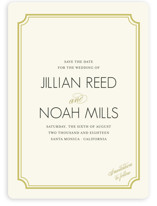 Modern Classic Save the Date Cards