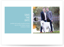 Modern Geometric Save the Date Cards