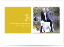Modern Geometric Save the Date Cards