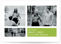 Modern Geometric Group Save the Date Cards