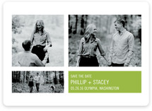 Modern Geometric Group Save the Date Cards