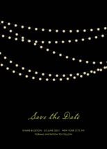 Midnight Vineyard Save the Date Cards, by design lotus