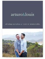 Pop of Color Save the Date Cards