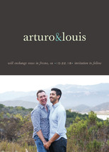 Pop of Color Save the Date Cards, by kelli hall