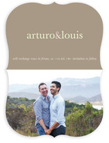 Pop of Color Save the Date Cards