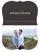 Pop of Color Save the Date Cards
