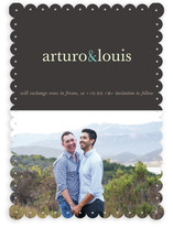 Pop of Color Save the Date Cards