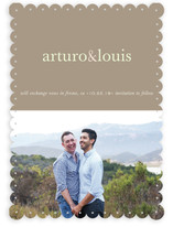 Pop of Color Save the Date Cards