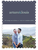 Pop of Color Save the Date Cards