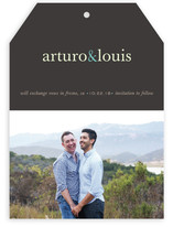 Pop of Color Save the Date Cards