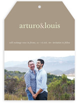 Pop of Color Save the Date Cards