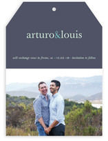 Pop of Color Save the Date Cards