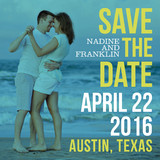 Love Bop Save the Date Cards, by Alex Elko Design