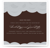 Pearls on a String Save the Date Cards