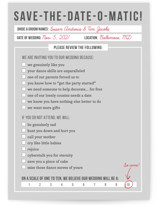 Save-The-Date-O-Matic Save the Date Cards