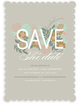 Floriculture Save the Date Cards