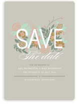 Floriculture Save the Date Cards